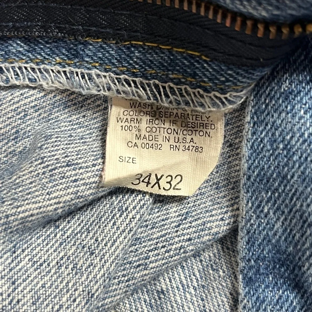Vintage Lee Union Made High Waisted Straight Jeans with Classic Fit